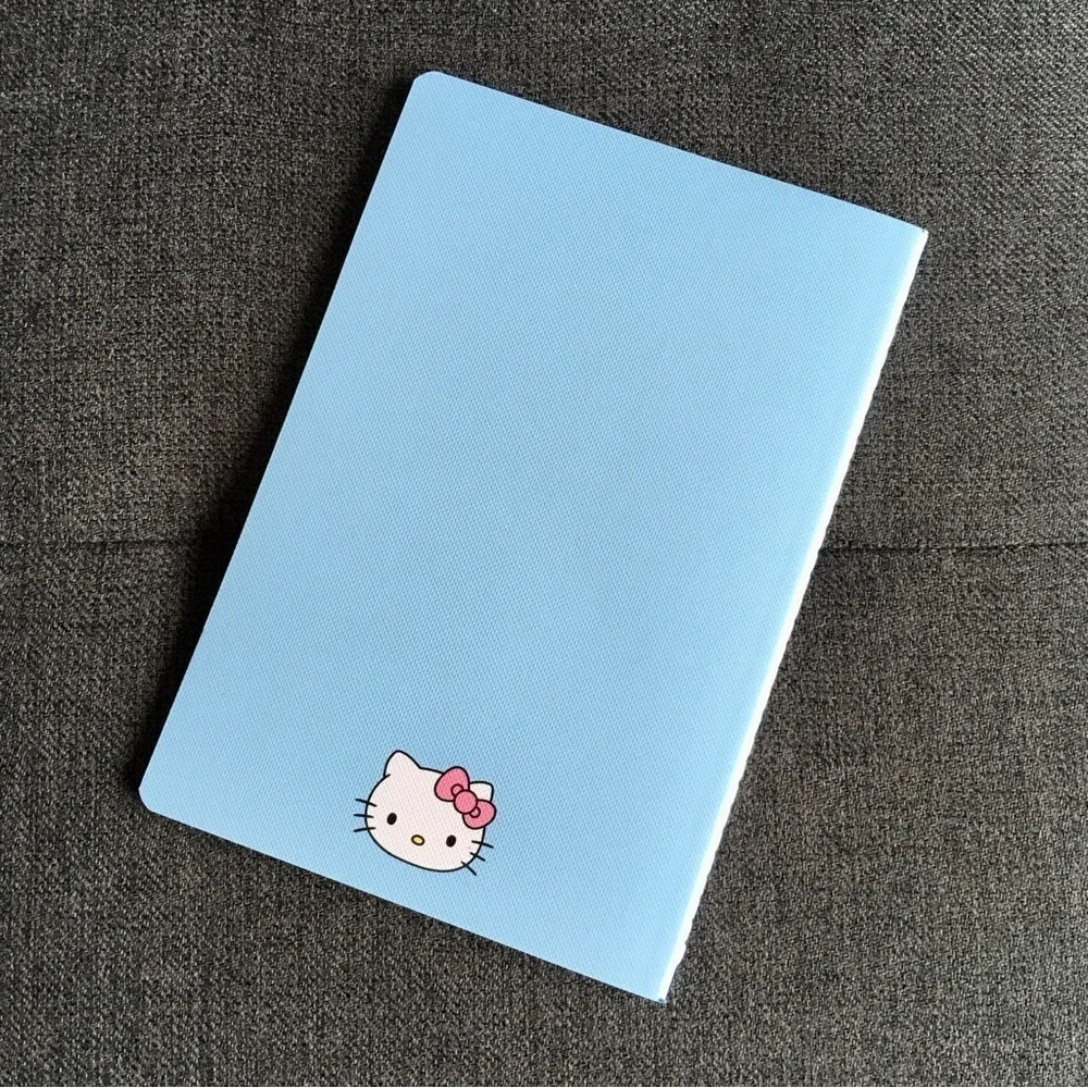 Hello Kitty “HK” Notebook, Blue, 80 lined pages